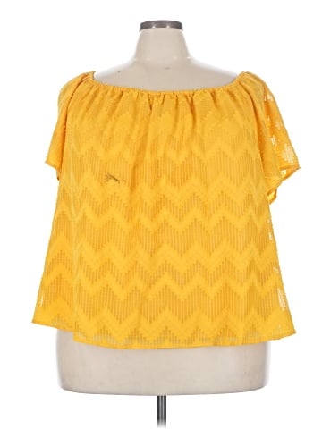 Lane Bryant Short Sleeve Blouse (view 1)