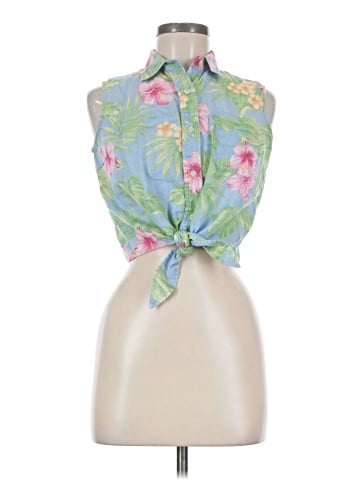 Lauren by Ralph Lauren Sleeveless Button-Down Shirt (view 1)