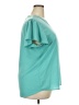 Maurices 100% Polyester Teal Short Sleeve Top Size XXL - photo 4