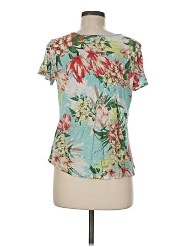 Cable & Gauge Short Sleeve Blouse (view 2)