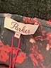 Parker 100% Polyester Floral Black Cocktail Dress Size XS - photo 4