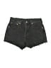 Levi's 100% Cotton Hearts Black Denim Shorts Size 30 waist - photo 1