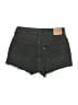 Levi's 100% Cotton Hearts Black Denim Shorts Size 30 waist - photo 2