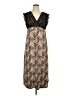 Venus 100% Polyester Animal Print Brown Cocktail Dress Size XL - photo 1
