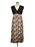 Venus 100% Polyester Animal Print Brown Cocktail Dress Size XL - photo 2