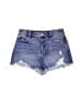 Zara Blue Denim Shorts Size 2 - photo 1
