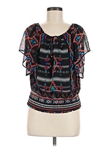 Bebe Short Sleeve Blouse (view 1)