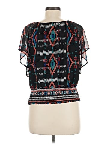 Bebe Short Sleeve Blouse (view 2)