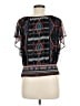 Bebe 100% Polyester Black Short Sleeve Blouse Size M - photo 2