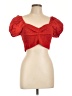 Express Red Short Sleeve Top Size L - photo 1