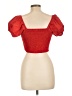 Express Red Short Sleeve Top Size L - photo 2