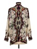 ETRO 100% Silk Print Ivory Long Sleeve Silk Top Size EU (IT) 40 / US 4 - photo 2