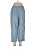 JM Collection 100% Linen Blue Linen Pants Size 12 - photo 2