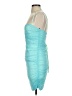 Alyce 100% Polyester Teal Blue Cocktail Dress Size 4 - photo 5