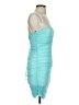 Alyce 100% Polyester Teal Blue Cocktail Dress Size 4 - photo 4