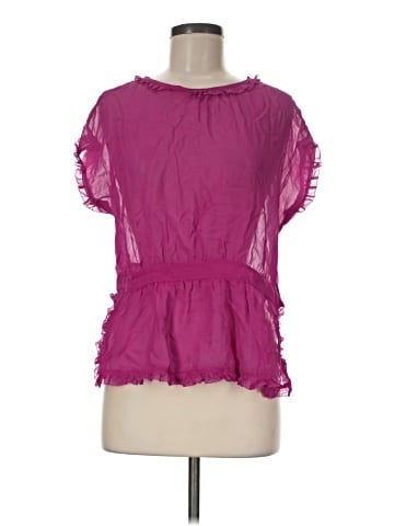 Julie Haus Short Sleeve Silk Top (view 1)