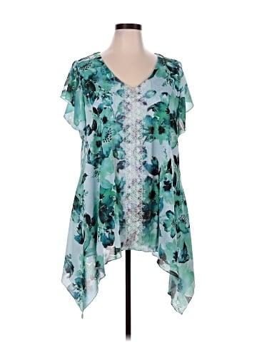 One World Short Sleeve Blouse (view 1)