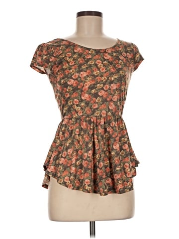 Painted Threads Short Sleeve Blouse (view 1)