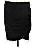 Express Solid Black Casual Skirt Size L - photo 1