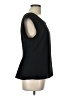 Ann Taylor 100% Polyester Black Sleeveless Blouse Size 12 - photo 4