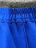 Unbranded Solid Blue Athletic Shorts Size M - photo 3