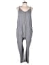 Unbranded Solid Gray Jumpsuit Size L - photo 1
