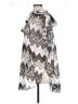 Trina Turk 100% Polyester Silver Poncho Size XL - photo 5