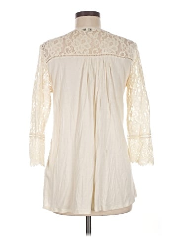 Lucky Brand 3/4 Sleeve Button-Down Shirt (view 2)