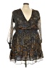 MICHAEL Michael Kors Paisley Blue Cocktail Dress Size XXL - photo 1