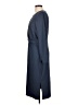Nine West Solid Blue Casual Dress Size L - photo 5
