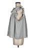Lands' End 100% Polyester Gray Sleeveless Blouse Size M - photo 5