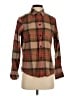 L.L.Bean 100% Cotton Plaid Brown Long Sleeve Button-Down Shirt Size XS - photo 1