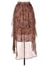 MELLODAY 100% Polyester Brown Casual Skirt Size XL - photo 2