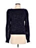 LoveShackFancy Metallic Blue Wool Pullover Sweater Size XS - photo 1
