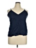 Assorted Brands 100% Bamboo Blue Sleeveless Blouse Size XL - photo 1