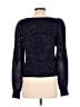 LoveShackFancy Metallic Blue Wool Pullover Sweater Size XS - photo 2