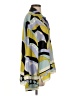 Zara 100% Polyester Print Green 3/4 Sleeve Blouse Size XS - photo 4