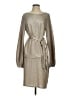 Alexis Metallic Gold Tan Cocktail Dress Size S - photo 1
