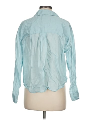 Madewell Resort Long-Sleeve Shirt in Ramie (view 2)