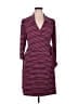 Laundry by Design Graphic Pink Burgundy Casual Dress Size XL - photo 1