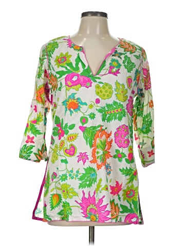 Gretchen Scott Designs 3/4 Sleeve Blouse (view 1)