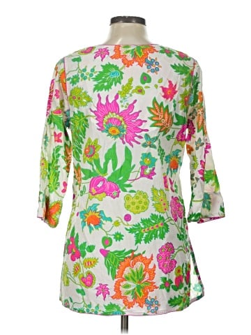 Gretchen Scott Designs 3/4 Sleeve Blouse (view 2)