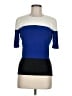 Ann Taylor Factory Color Block Blue Pullover Sweater Size M - photo 1