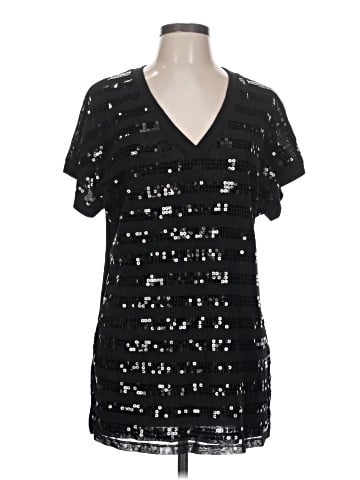 INC International Concepts Short Sleeve Blouse (view 1)