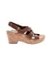 Clarks Brown Wedges Size 7 1/2 - photo 1