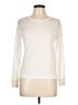 L.L.Bean 100% Silk Ivory Long Sleeve Top Size L - photo 1