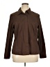 Apt. 9 Brown Long Sleeve Blouse Size XL - photo 1
