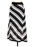 Sofia by Sofia Vergara 100% Acrylic Chevron-herringbone Silver Casual Skirt Size XL - photo 1