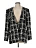 Ungaro Houndstooth Black Blazer Size 8 - photo 1
