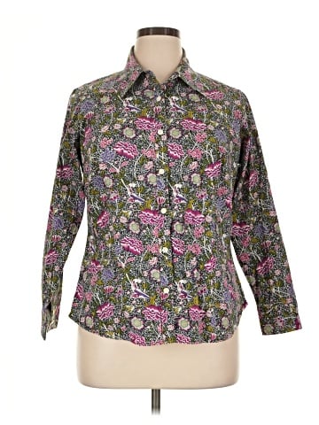 Talbots Outlet 3/4 Sleeve Button-Down Shirt (view 1)